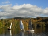 Yachts on the lake