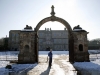 Lyme Hall in the snow