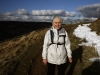 Enjoying the winter sun on Mam Tor